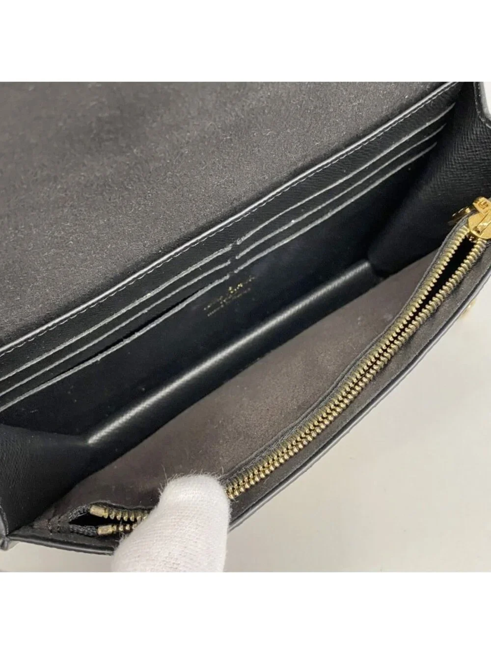 Louis Vuitton Shoulder Wallet Epi Portefeuille Twist Noir